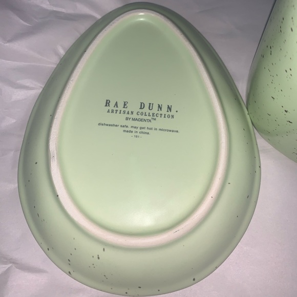 Rae Dunn “HAPPY EASTER” Green Speckled Mug | Rae Dunn “HAPPY EASTER” Egg Plate - Picture 5 of 6